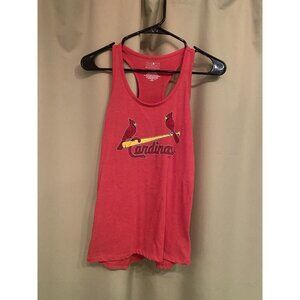 Women's Red Racerback Tank Top St. Louis Cardinals - Size Extra small